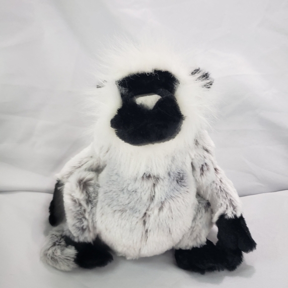 Ganz Webkinz Grey Langur Monkey Ape Plush Stuffed Toy 9 Inch HM226 No Code - Picture 1 of 7
